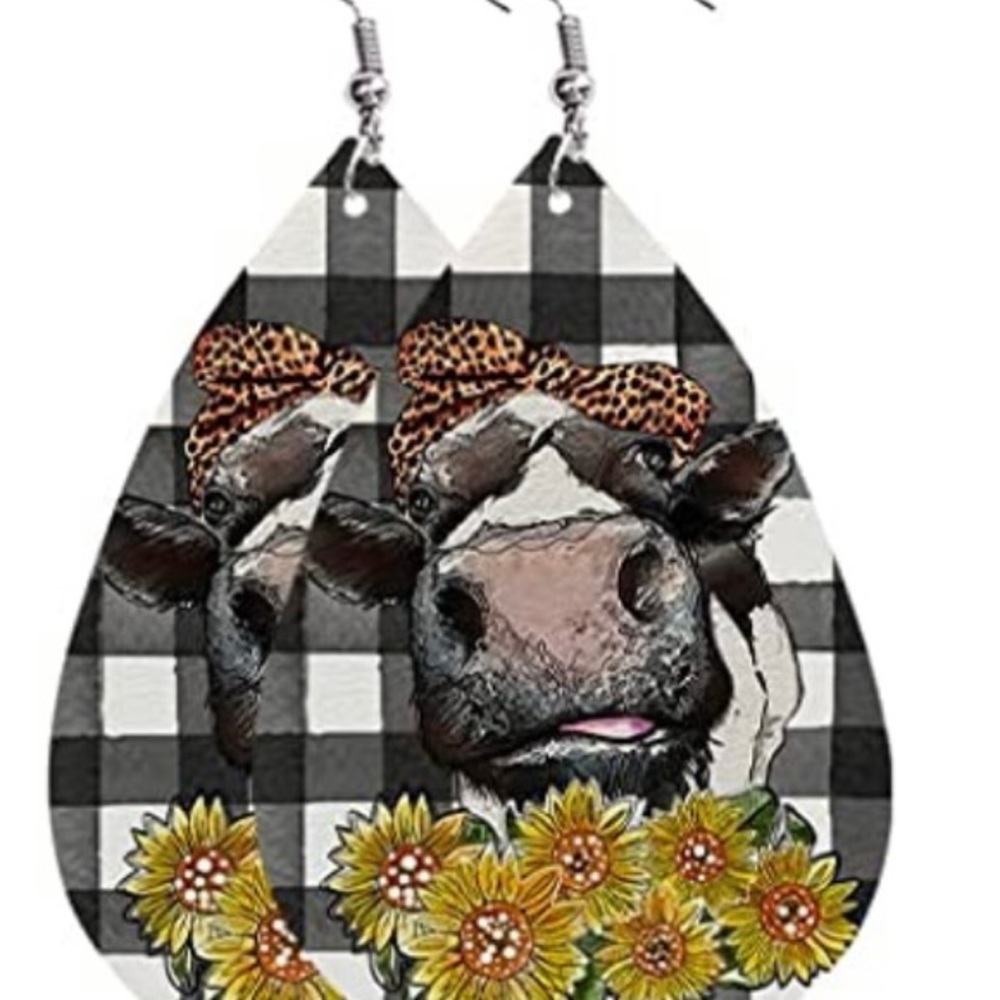 2 Pair Farmhouse Teardrop Earrings